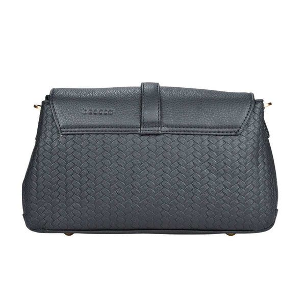 Leather Shoulder Bag Lua - Black