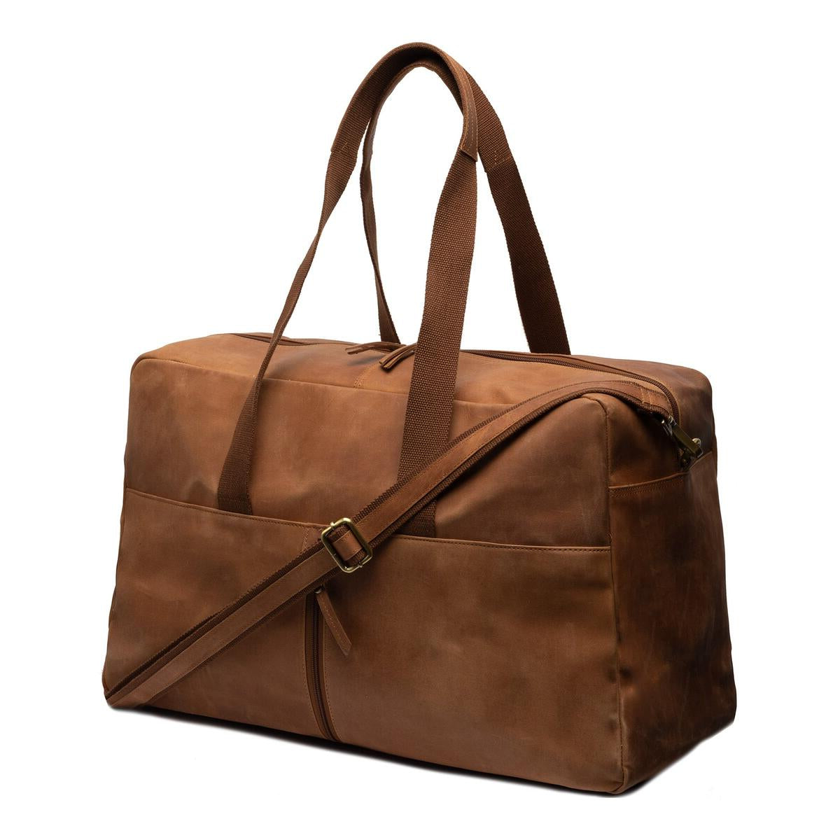 Weekendtas Milo leer cognac