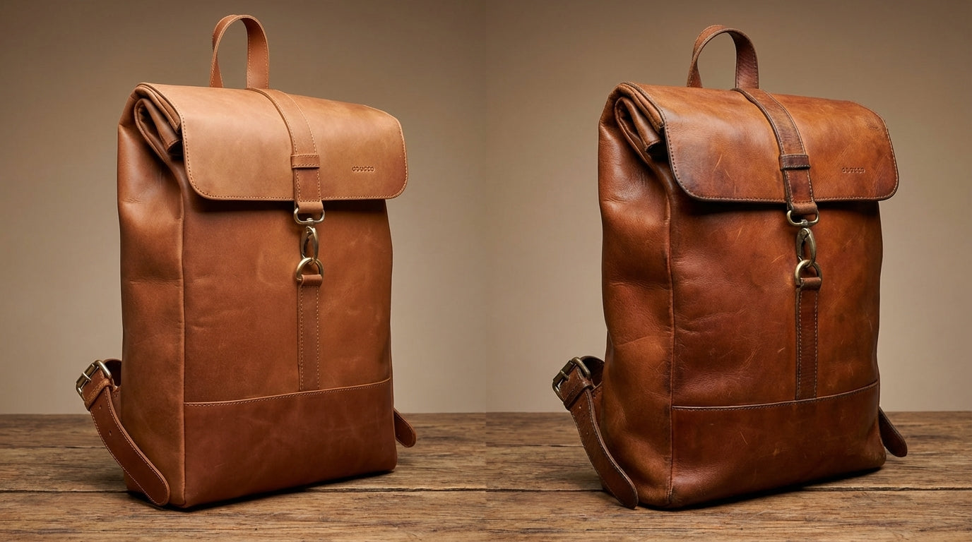 Beocca_leren_tas_Patina