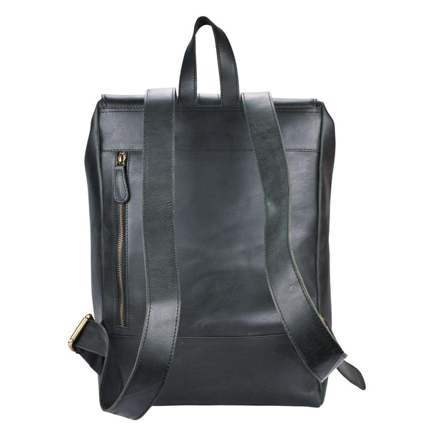 Leren Rugzak Bryce | 17" achterkant