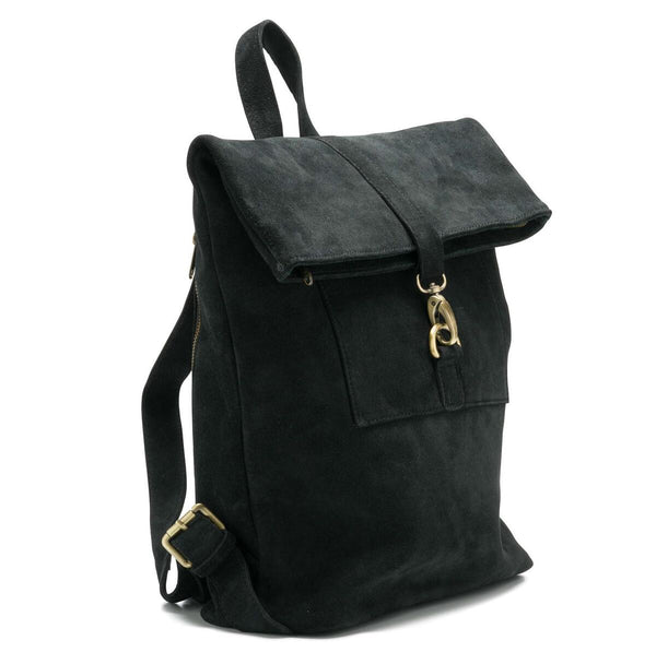 Rugzak Cleo | 14" zwart zijkant