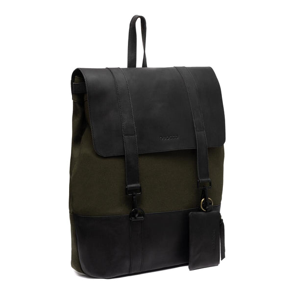 Leren Rugzak Finn - 17" groen