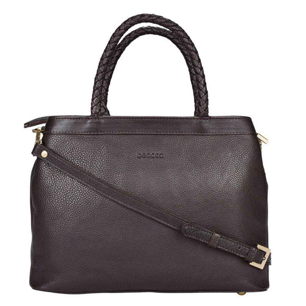 Leren mid-size handtas Beau - handgemaakt plantaardig gelooid leer