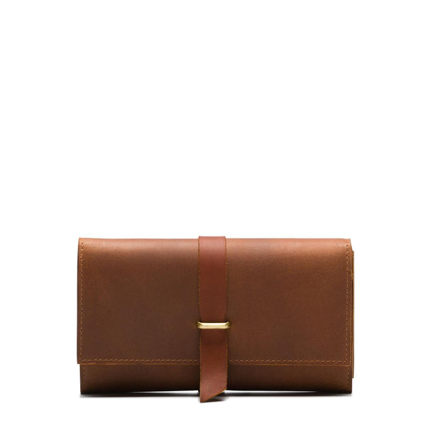 Portemonnee Yarra cognac voorkant