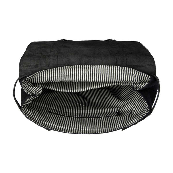 Leren Rugzak Finn - 17" zwart achterkant