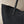 Detail van het gestikte hengsel van de Beocca Mira shopper in zwart suede
