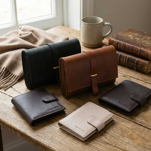 Leren portemonnee Yarra