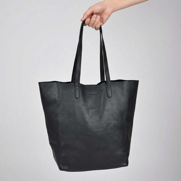 Leren shopper Mira voorkant