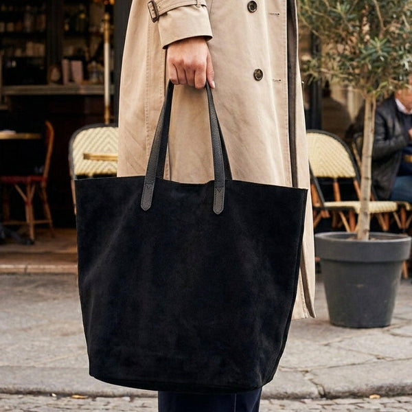 Leren shopper Mira styling