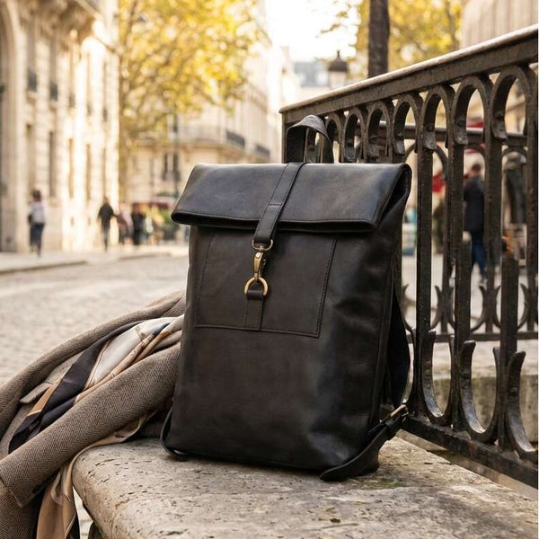 Rugzak Cleo | 14" - handgemaakt plantaardig gelooid leer