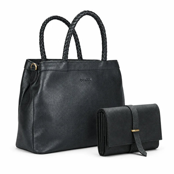 Beau Handtasche aus Leder + Yarra Geldbörse aus Leder