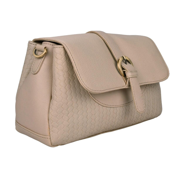 Leren schoudertas Lua schuin