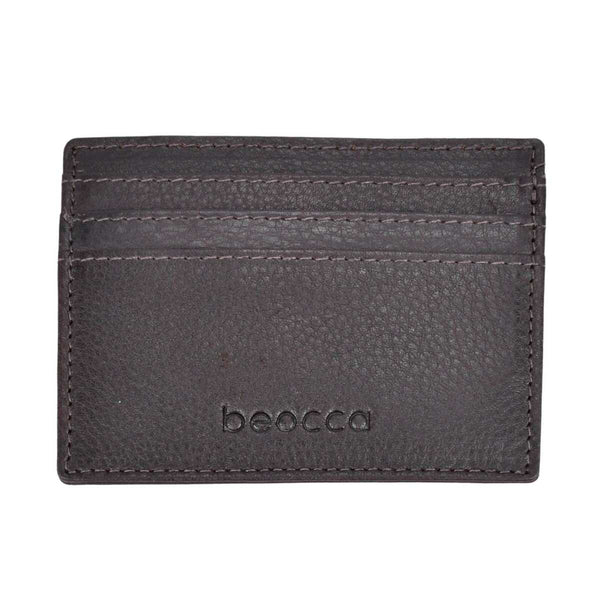 Leren pasjeshouder Seth voorkant