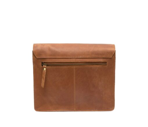 Schoudertas Ivy cognac - iPad compatible - Afbeelding 3